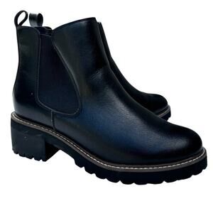 New! Lane Bryant Dream Cloud Faux-Leather Chelsea Ankle Boot Size 10 Wide